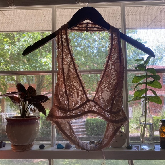 Free People Tops - Dusty Pink/Light Beige Free People Bralet